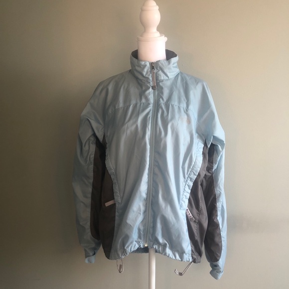 THE NORTH FACE blue rain sweatshirt woman size M - Picture 2 of 9